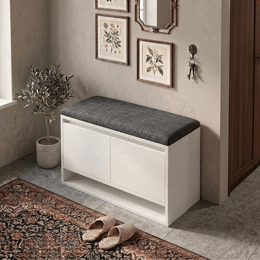 Veno Blanche Shoe Rack