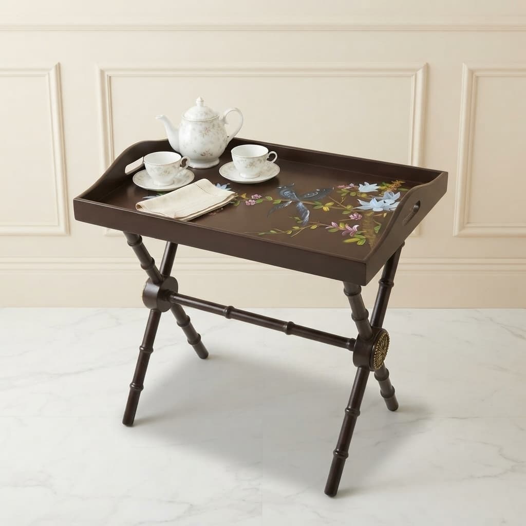 Azure Songbird Butler's Tray Table