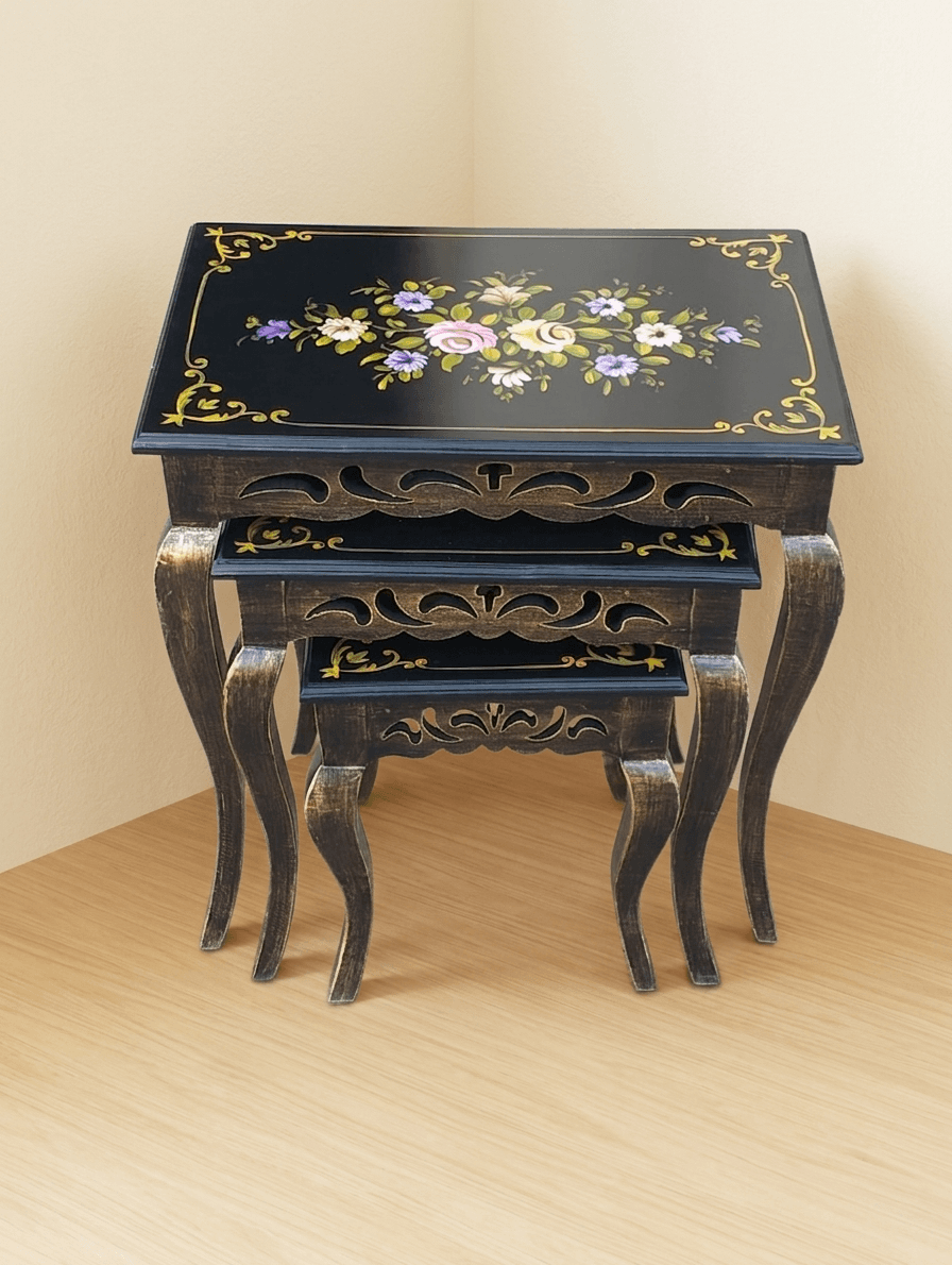 Royal Ebony Nesting Tables