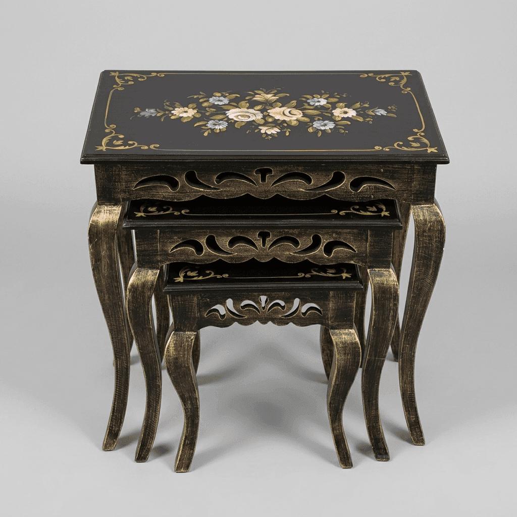 Royal Ebony Nesting Tables image 2