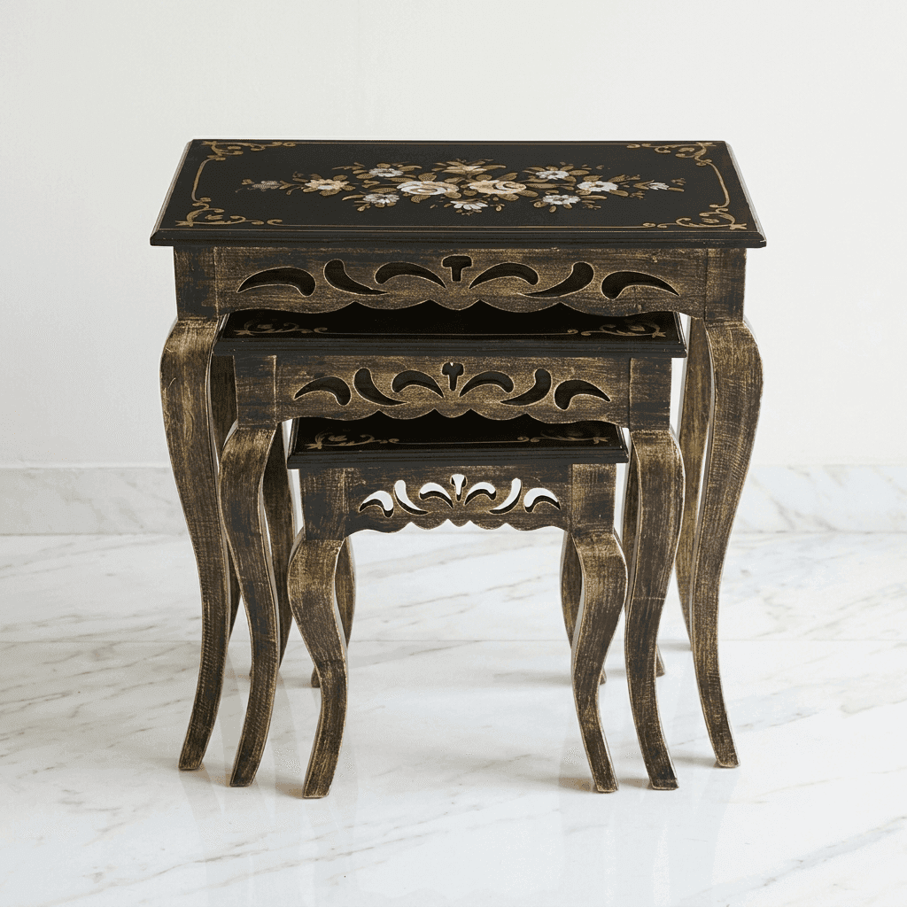 Royal Ebony Nesting Tables image 3