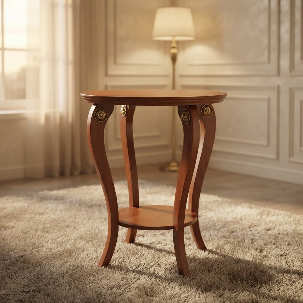 Royal Medallion French End Table