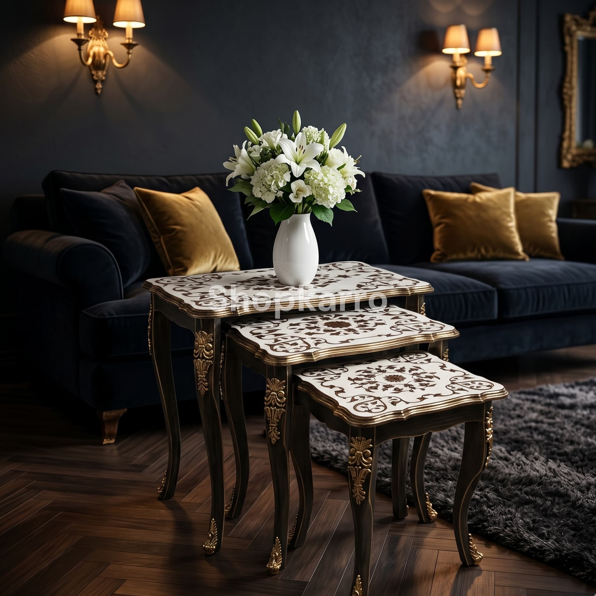 Divine Bloom Nesting Tables